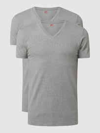 T-shirt met labeldetail in een set van 2 stuks van Levi's® Grijs / zwart - 7
