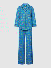 Pyjama met all-over motief van KATE SPADE Blauw / turquoise - 43