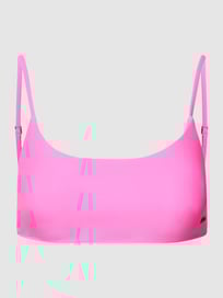 Bralette met verstelbare spaghettibandjes, model 'PURE' van HUGO Roze - 11