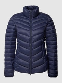 Gewatteerd jack met opstaande kraag van Christian Berg Woman Blauw / turquoise - 18