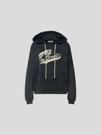 Hoodie mit Label-Print von The Great Blau / Türkis - 20