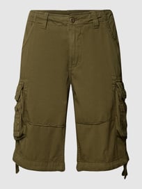Bermuda met cargozakken, model 'JET' van Alpha Industries Groen - 18