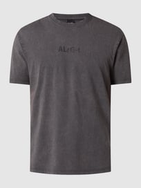 T-Shirt mit Prints Modell 'Carter' von Only & Sons Grau / Schwarz - 38