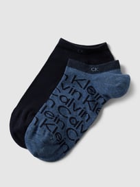 Sneakersokken met labeldetail in een set van 2 paar van CK Calvin Klein Blauw / turquoise - 15