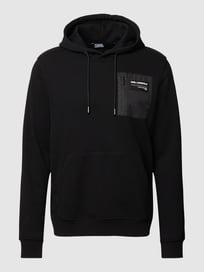 Hoodie mit Label-Patch von Karl Lagerfeld Grau / Schwarz - 10