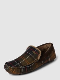 Loafer mit Kunstfellfutter von Barbour Grün - 40