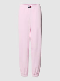 Sweatpants van fluweel van Tommy Jeans Roze - 9