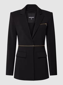 Blazer mit Reißverschluss von Patrizia Pepe Grau / Schwarz - 43