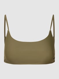 Bralette met verstelbare spaghettibandjes, model 'PURE' van HUGO Groen - 13