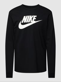 Longsleeve mit Logo-Print Modell 'ICON FUTURA' von Nike Grau / Schwarz - 44