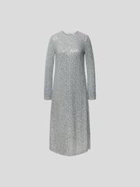Midikleid mit Paillettenbesatz von Stine Goya Grau / Schwarz - 15