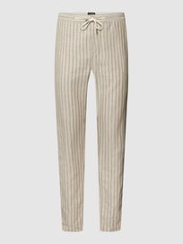 Broek met streeppatroon van Scotch & Soda Wit - 10