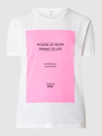 T-Shirt mit Logo-Print Modell 'Cinele' von Cinque Weiß - 13