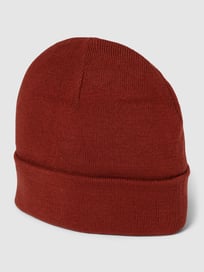 Beanie mit breitem Umschlag von MCNEAL Rot - 8