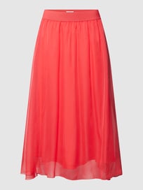 Midirock mit elastischem Bund Modell 'Coral' von Saint Tropez Rot - 34