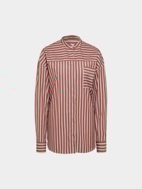 Bluse mit Streifenmuster von MSGM Braun - 16