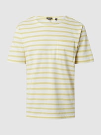 T-shirt met borstzak  van Esprit Collection Geel - 23