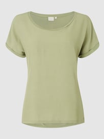 T-shirt van satijn, model 'Helene' van Cream Rood - 31