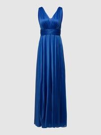 Avondjurk met plooien van TROYDEN COLLECTION Blauw / turquoise - 31