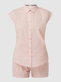 Pyjama aus Bio-Baumwolle mit Vichy-Karo  von Esprit Rot - 42