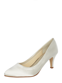 Pumps van satijn van Rainbow Club Wit - 8