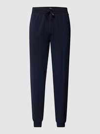 Sweatpants mit Label-Stitching Modell 'Mix&Match Pants' von BOSS Blau / Türkis - 15