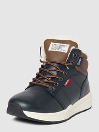 Veterboots met voering van teddybont van Levi's® Blauw / turquoise - 35