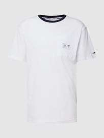 T-Shirt mit Label-Patch von Tommy Jeans Weiß - 25