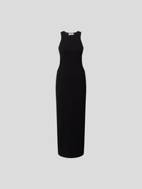 Midikleid mit Rundhalsausschnitt von MSGM Grau / Schwarz - 31