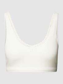 Bralette met kant, model 'Yvonne' van s.Oliver RED LABEL Wit - 17