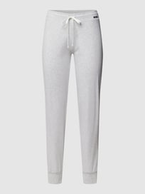 Pyjamabroek met elastische band, model 'Every Night' van Skiny Grijs / zwart - 15