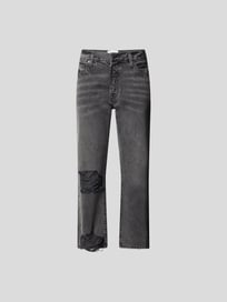 High Waist Jeans im Mom Fit von Frame Grau / Schwarz - 25