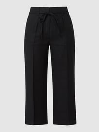 Culotte van linnen  van Taifun Grijs / zwart - 13