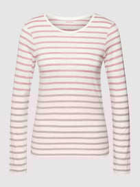 Longsleeve mit Streifenmuster von Montego Rosa - 9