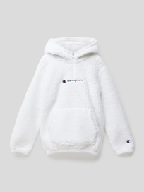 Hoodie mit Teddyfell Modell 'Rochester' von CHAMPION Weiß - 30