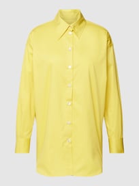 Blouse met overhemdkraag van Seidensticker Geel - 33
