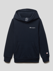 Hoodie mit Label-Print und Känguru-Tasche von CHAMPION Blau / Türkis - 27