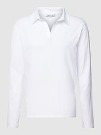 Poloshirt mit Seitenschlitzen von Tiger Of Sweden Weiß - 40