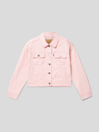 Jeansjack met labeldetails, model 'BAGGY' van Levi’s® Kids Roze - 41