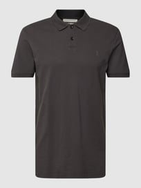 Poloshirt aus Bio-Baumwolle Modell 'FIBRAA' von Armedangels Grau / Schwarz - 42