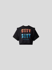 T-Shirt mit Motiv von Paco Rabanne Grau / Schwarz - 42