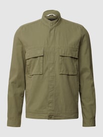 Overhemdjack met opstaande kraag van Marc O'Polo Groen - 47