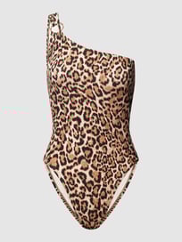 Badeanzug mit One-Shoulder-Träger von MICHAEL Michael Kors Braun - 14