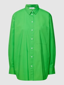 Overhemdblouse met borstzak van Jake*s Casual Groen - 18