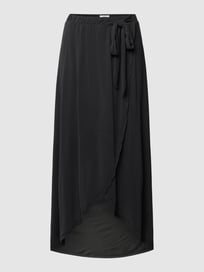 Wickelrock mit elastischem Bund Modell 'Annie' von Object Grau / Schwarz - 35