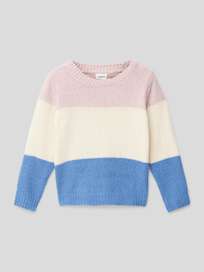 Strickpullover im Colour-Blocking-Design Modell 'OPIL' von Name It Blau / Türkis - 28