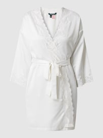 Ochtendjas met inzet van gehaakt kant van Lauren Ralph Lauren Wit - 2