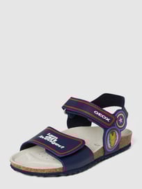 Sandalen met klittenbandsluitingen, model 'GHITA' van Geox Blauw / turquoise - 31