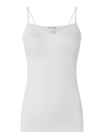 Onderhemd van gemerceriseerd katoen - gewatteerd, model 'Cotton Seamless' van Hanro Wit - 32