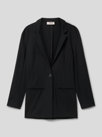 Blazer mit Paspeltaschen von Only Grau / Schwarz - 19